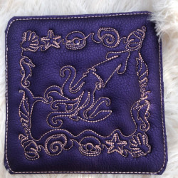 Stickdatei - Quiltblock Tintenfisch